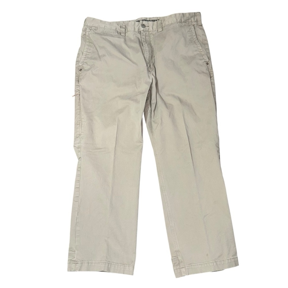Duluth Trading Flex Ballroom Khakis 38x28 Mens Stretch